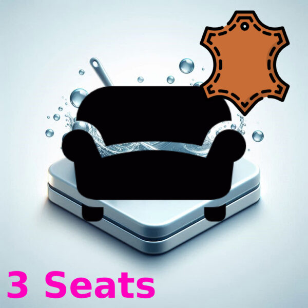 Leather 3-Seater Sofa Cleaning