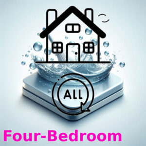 Four-Bedroom Flat Cleaning Package
