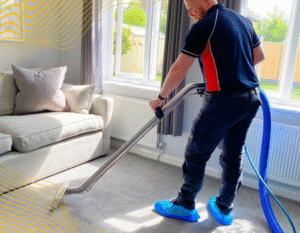 Professional Cleaning Team at Work